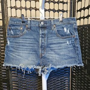 Levis 501 Shorts High Waist